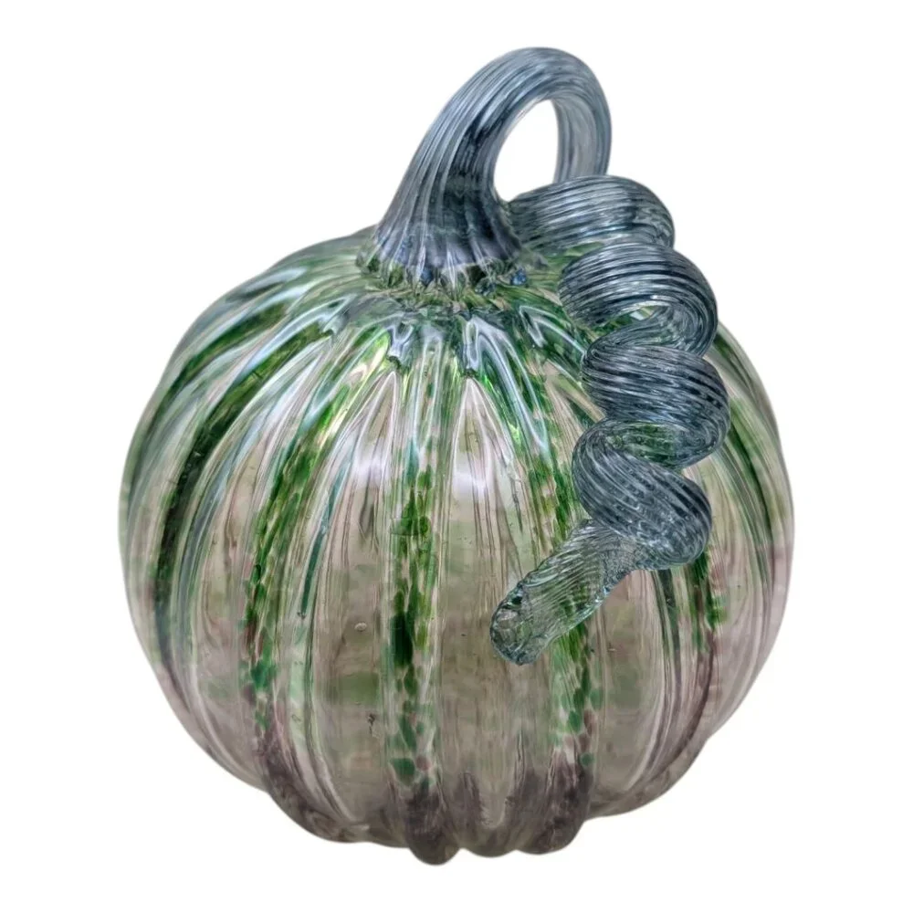 Handcrafted Glass Pumpkin - Picture 3 of 4